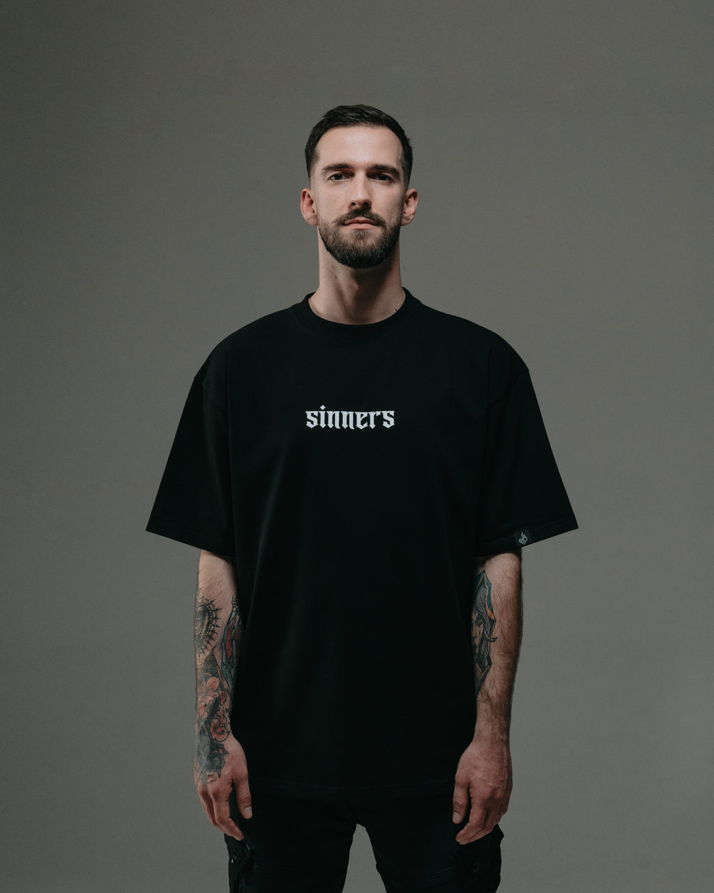 CW/WH Black Tee