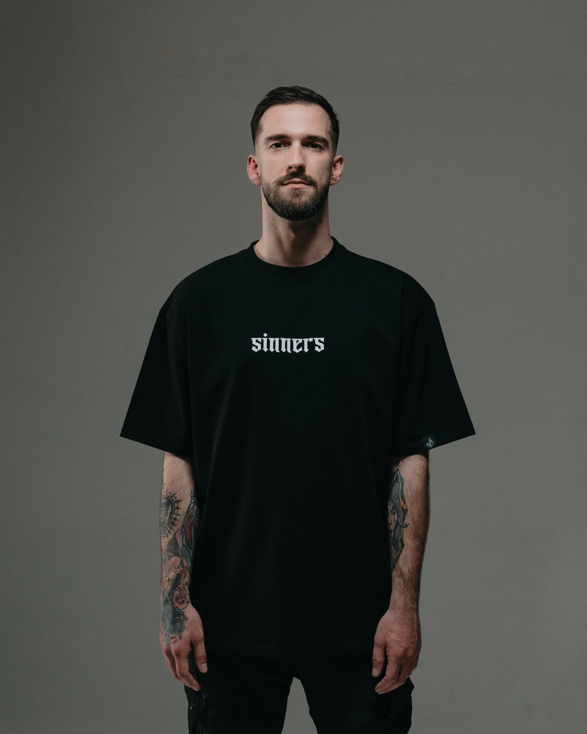 CW/WH Black Tee