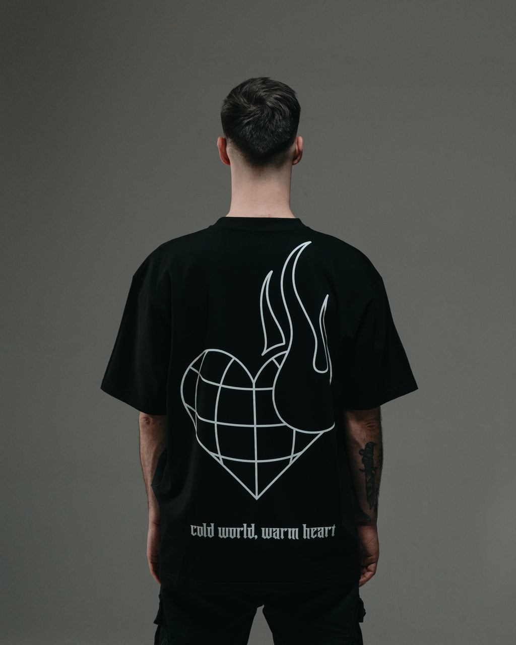CW/WH Black Tee