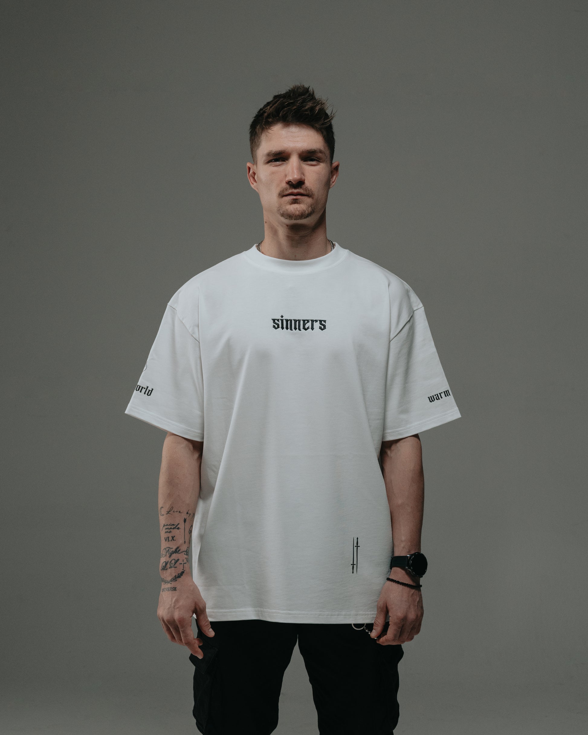 CW/WH White Tee