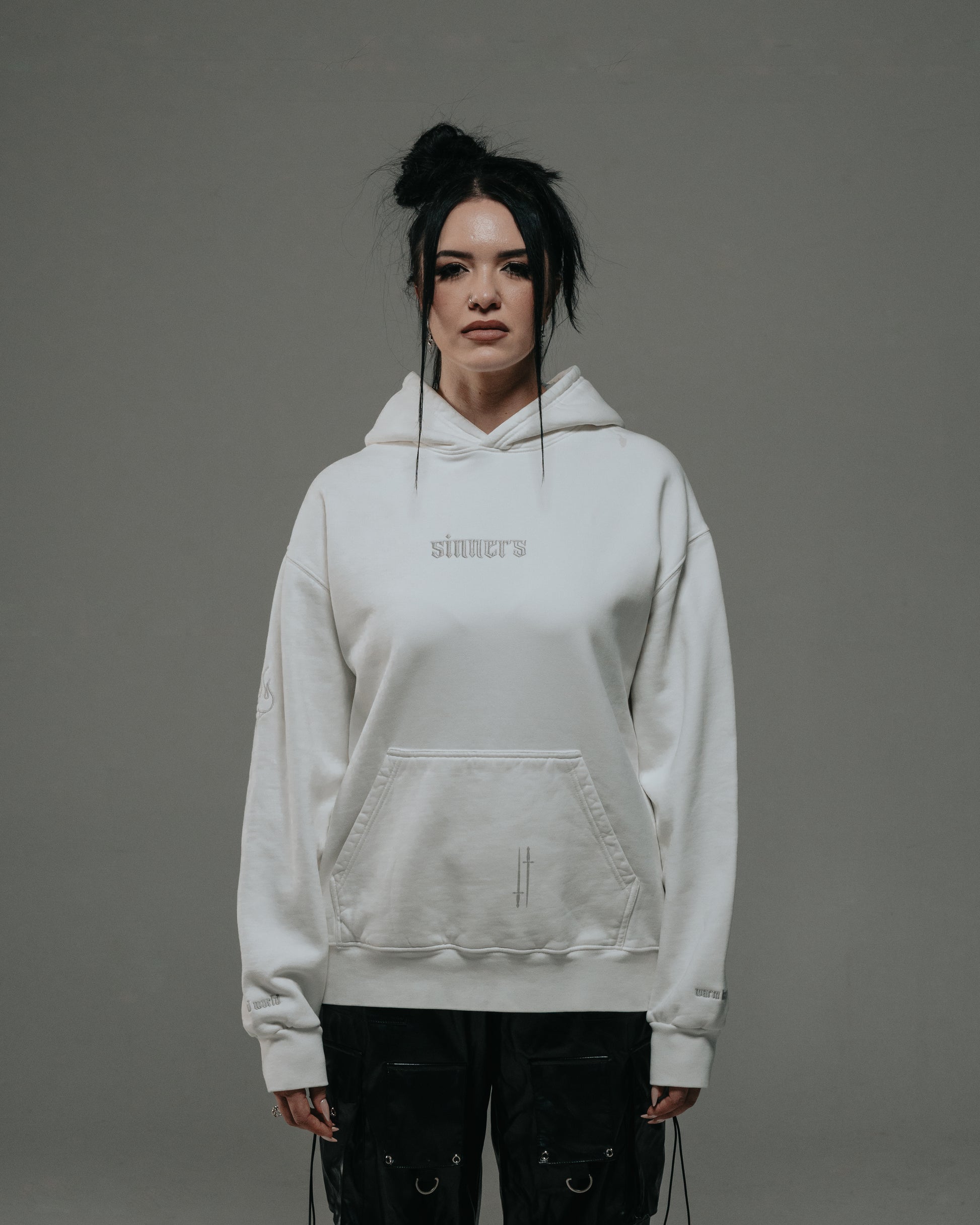 CW/WH Hoodie OffWhite