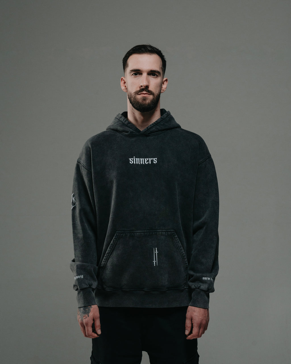 CW/WH Hoodie GreyWash