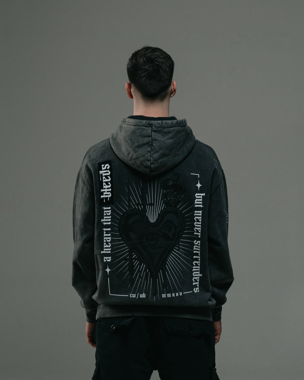 CW/WH Hoodie GreyWash