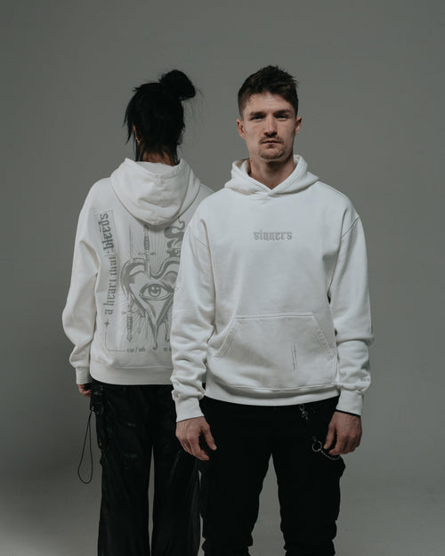 CW/WH Hoodie OffWhite