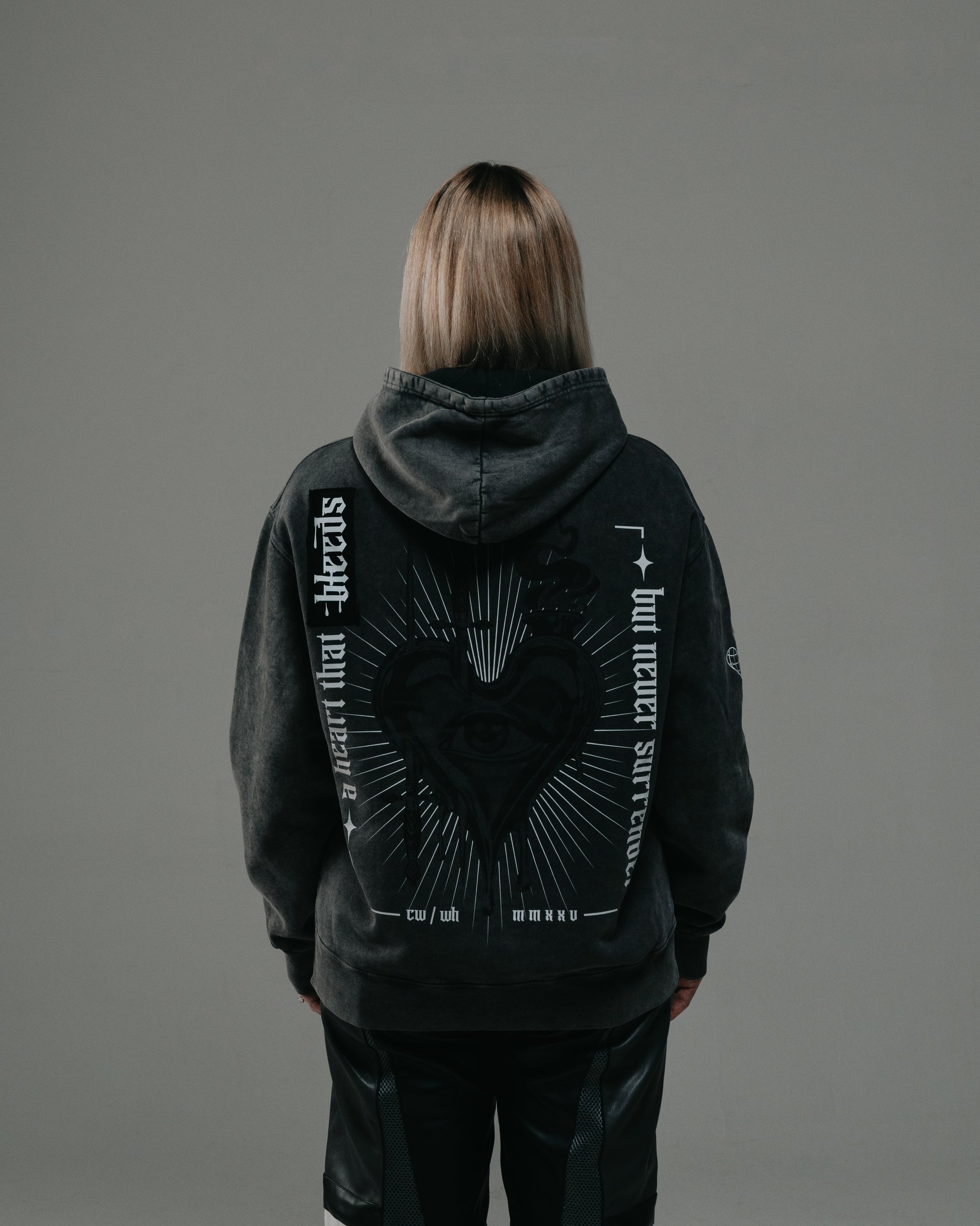 CW/WH Hoodie GreyWash