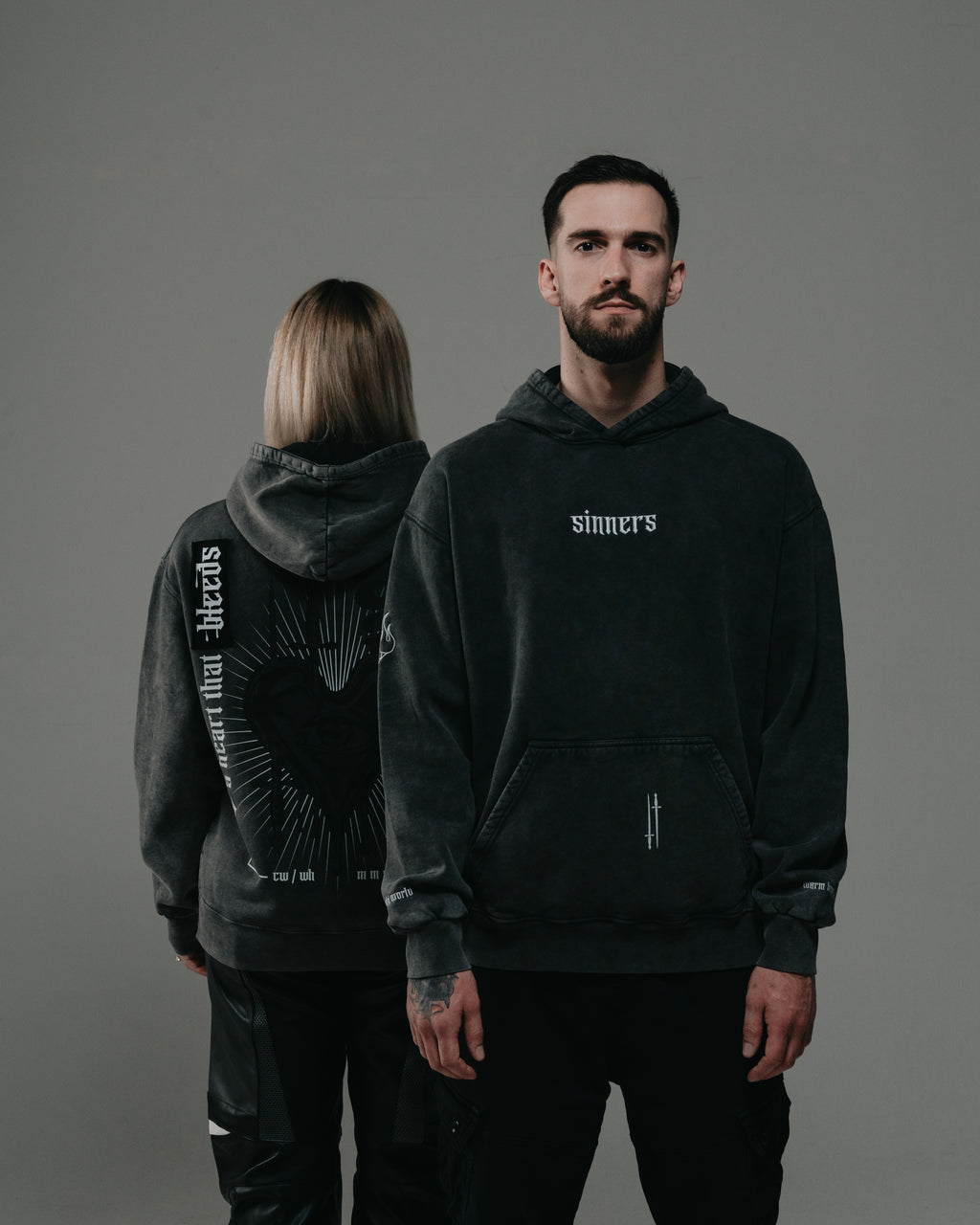 CW/WH Hoodie GreyWash