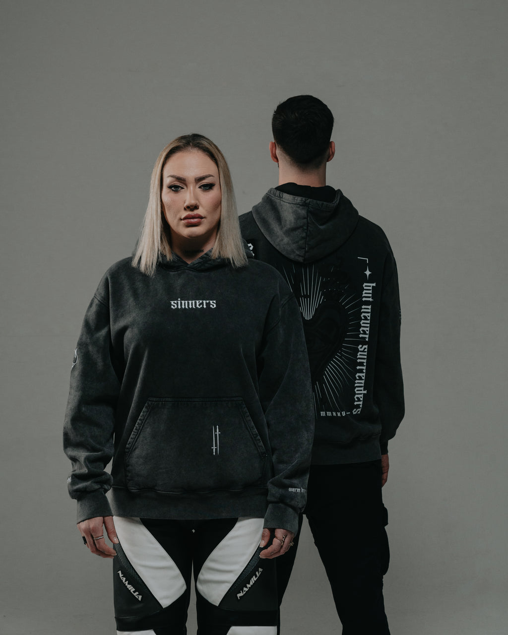 CW/WH Hoodie GreyWash