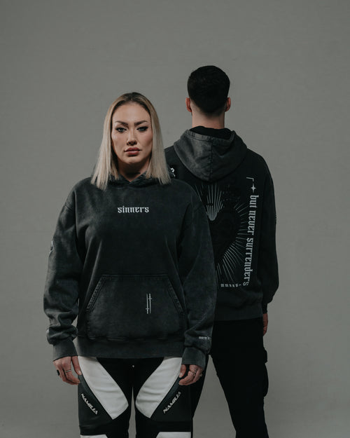 CW/WH Hoodie GreyWash